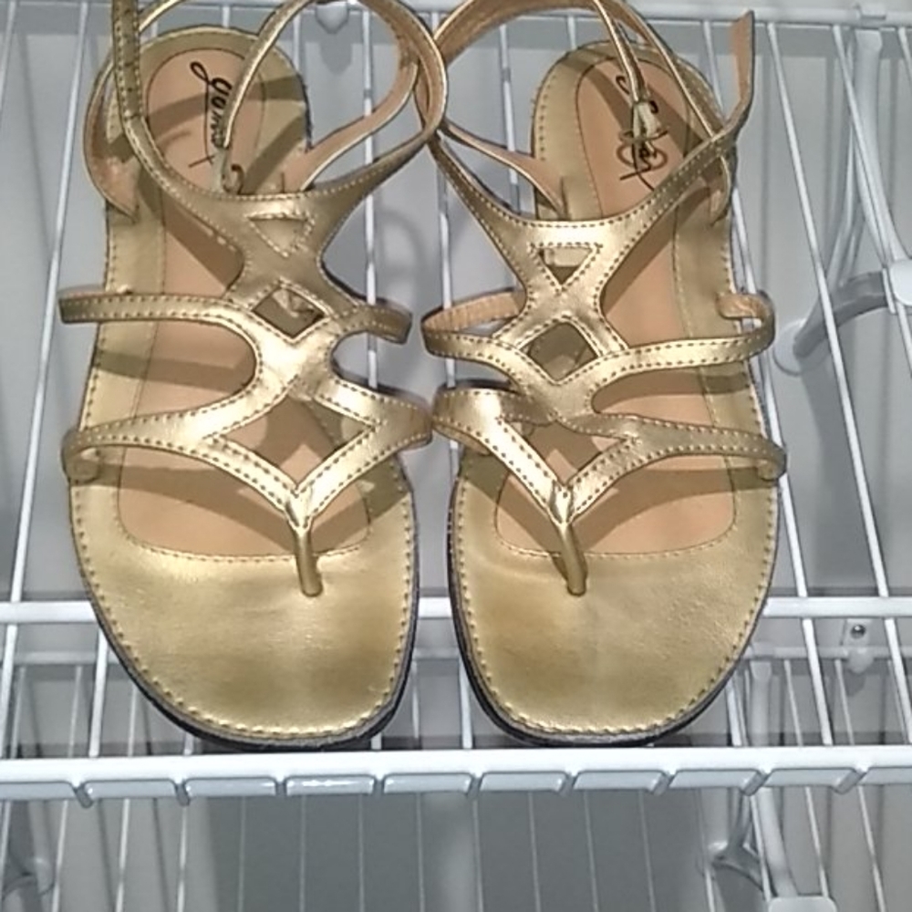 Gomax Grecian flat sandals sz 10